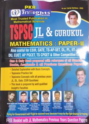 Tspsc Jl & Gurukul Mathematics Paper-Ii