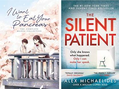 Combo Of 2 Books : I Want To Eat Your Pancreas + Silent Patient