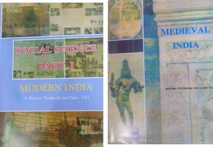 OLD NCERT MEDIEVAL INDIA CLASS 7th And MODERN INDIA CLASS 8th History Textbooks Combo Set For UPSC , IAS , BPSC EXAMS
