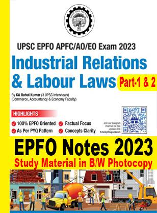 EPFO (Employee Provident Fund Organization)UPSC/ EPFO /APF /AO /EO Exam Study Material And Notes For 2023 In English (Paperback EPFO) DIADEMY IAS