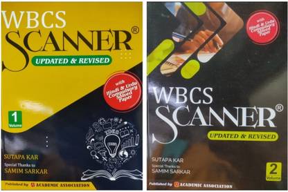 WBCS Scanner 2023 Edition Set Of Two Books (Volume 1 & 2)