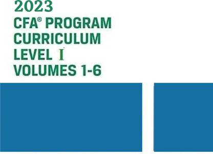 2023 CFA Level 1 Curriculum Institute Notes (Set Of 6 Books)
