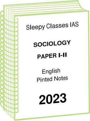 Sleepy IAS Classes Sociology Optional Notes English For Mains 2023