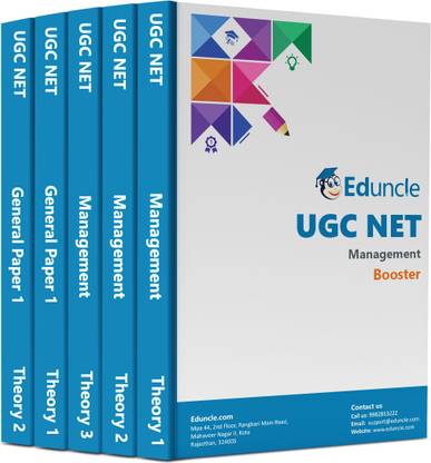 NTA UGC NET/SET/JRF Management Exam Book For Paper 1 & 2 (Set Of 5 Books)- Latest Edition By Eduncle
