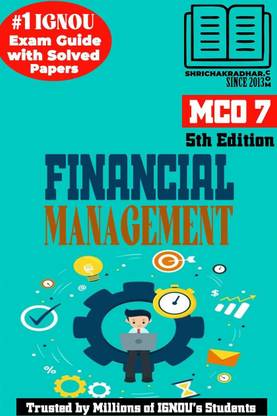 IGNOU MCO 7 Previous Year Solved Question Paper (June 2022) Financial Management IGNOU MCOM 2nd Year IGNOU Master Of Commerce Mco7