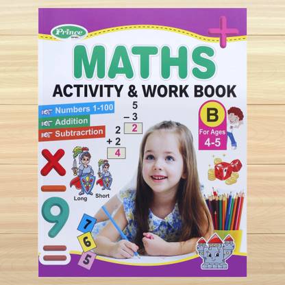 Maths Activity & Workbook For Kids – Numbers 1-100, Addition & Subtraction Practice Book (80 Pages) | Number Writing, Number Names, Counting, Place Value, Comparison, Tables & More | Ages 4–8