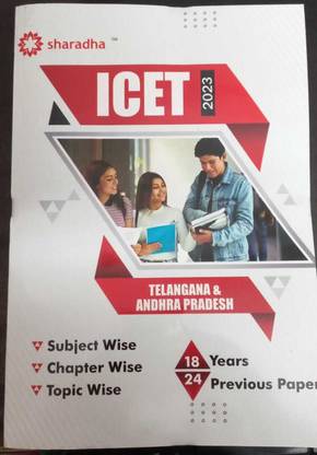 Icet 2023 Telangana & Andhra Pradesh Entrance Guide Subjectwise 18 Years Previous Papers