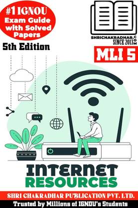IGNOU MLI 5 Previous Year Solved Question Paper (June 2022) Internet Resources IGNOU PGDLAN IGNOU Post Graduate Diploma In Library Automation And Networking Mli5