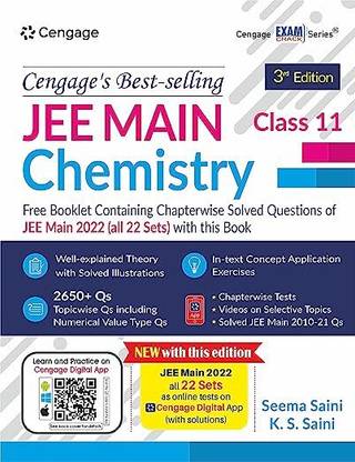 Jee Main Chemistry: Class 11, 3rd Edition