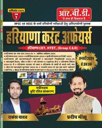 Haryana Current Affairs | Haryana Cet (Group C & D )