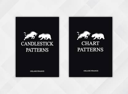 Chart Pattrns & Candlestick Patterns Pocket Size - A6 Books(Combo) Oxlane Finance