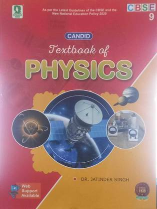 Candid CBSE Textbook Physics 9 Class New Edition 2023