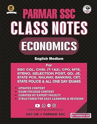 Parmar Sir Ssc Clssnotes Economics
