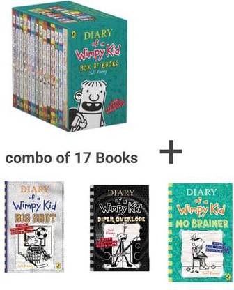 Wimpy kid set of 17 books