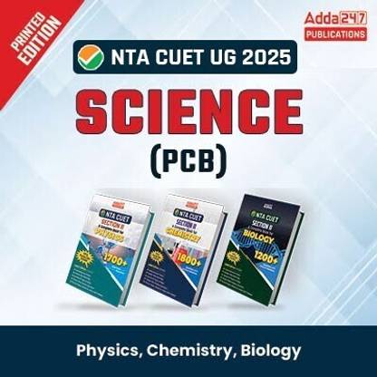NTA CUET UG 2025 (Science) PCB Physics,Chemistry,Biology With Previous Year Papers