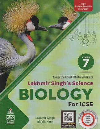 Icse Lakhmir Singh's Science Biology Class 7 S. Chand School Books