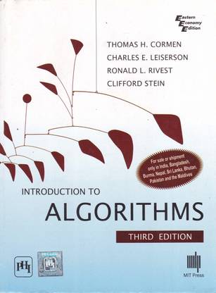 Introduction To Algorithms [3 Rd Edition]