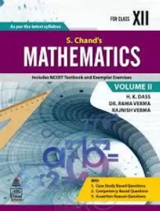 S Chand`s Mathematics Vol-Ii Class-12th