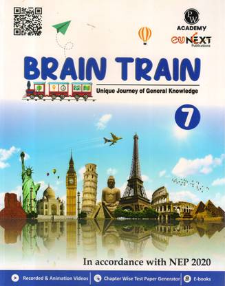 Brain Train Unique Journey Of General Knowledge 7 (PW ACADEMY)