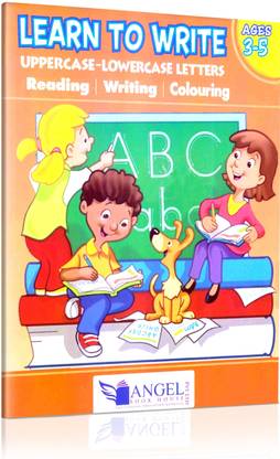 Learn To Write Uppercase-Lowercase Letters (Reading , Writing , Colouring)