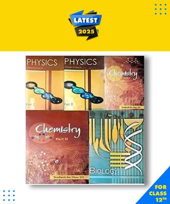 NCERT 2023-24 PCB Physics, Chemistry, Biology Textbook For Class 12th Combo Set, Paperback Binding Paperback, NCERT 2023-24 Paperback, National Council Of Educational Research And Training|New Latest Edition For 2025-2026