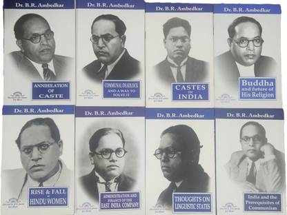 Writing And Speeches By Dr. B.r. Ambedkar (Set Of 8 Books) From Samyak Prakashan