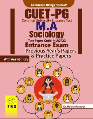 CUET PG M.A Sociology (Test Paper Code- HUQP22) Entrance Exam Previous Year's Papers with answer key (English Medium)  - CUET PG Sociology