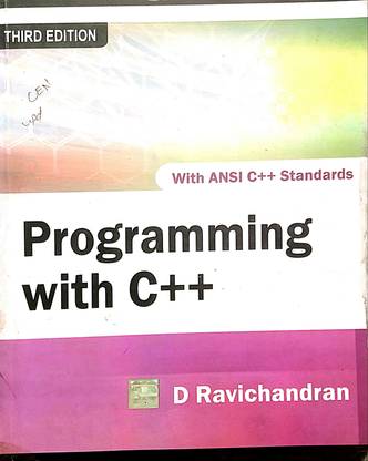 PROGRAMMING WITH C++ (Old Used Book)