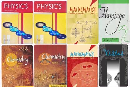 NCERT Textbooks Class 12th (PCME) -Physics Part 1&2, Chemistry Part 1&2, Mathematics Part 1&2 And Biology - Set Of 8 Books - New Edition 2025
