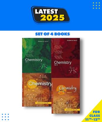 NCERT TEXTBOOK CLASS 11TH AND 12th Part 1&2 Chemistry (COMBO OF 4 BOOKS) English MEDIUM