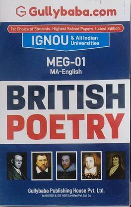 Ignou Ma English British Poetry Meg-1 Edition 2024