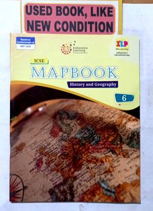 Icse Map Book History And Geography Class -6 (Old Book)