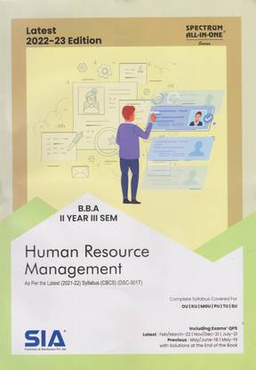 Human Resource Management BBA II-Year III-Sem As Per The Latest (2021-22) Syllabus (CBCS) (DSC-301T) Latest 2022-23 Edition