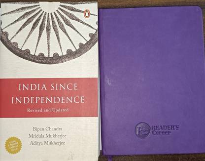 India Since Independence Bipin Chandra Readers Corner Notebook For Making Notes Premium