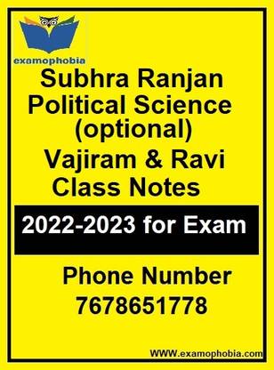 Vajiram & Ravi Political Science (Optional) Subhra Ranjan Class Notes