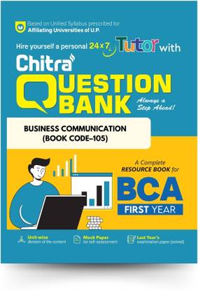 Business Communication (Book Code–105) BCA Semester 1 Chitra Question Bank For Chaudhary Charan Singh University & Maa Shakumbhari University 2024-2025