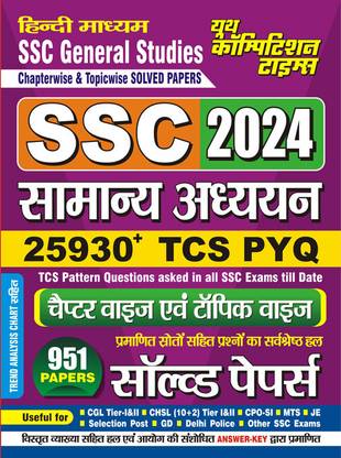 2024-25 SSC General Studies Solved Papers
