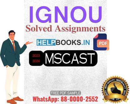 IGNOU Master's Degree Programme Latest IGNOU Solved Assignment 2023-2024 For December IGNOU EXAM : MSCAST Solved Assignments For Master Of Science Applied Statistics