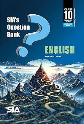 TS SIA's Class 10 English Question Bank As Per The CCE Pattern Latest 2024-25 Edition