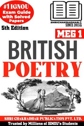 IGNOU MEG 1 Solved Guess Papers Pdf From IGNOU Study Material/Books (British Poetry) For Exam Preparation (Latest Syllabus) IGNOU MA English (MEG)