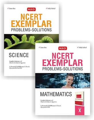 NCERT Exemplar Problems - Solutions Fully Solved & Error Free For Class-10 ( Science + Mathematics ) Set Of 2 Books