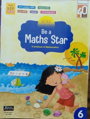 ICSE Be A Maths Star A Text Book Of Mathematics Class 6