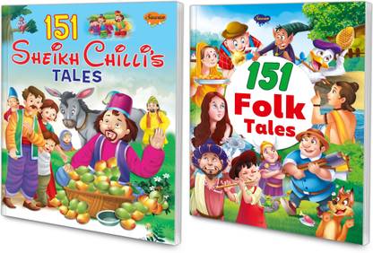 Sawan Present Set Of 2 Story Books | 151 Series | Folk Tales & Sheikh Chilli