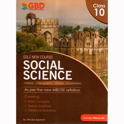 GBD-10-MGH| Social Science [Meghalaya Edition] | A Guide Book Of Social Science For Class 10 (X), Prepared Based On The New And The Latest MBOSE Syllabus Of Class 10 [X] Of NCERT And Also Based On The New Education Policy [NEP]