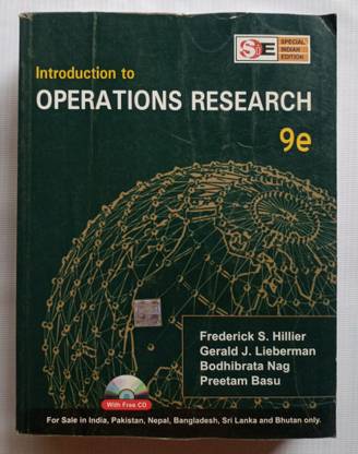 Introduction To Operations Research (Old Book)
