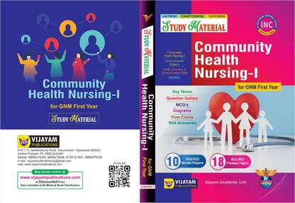 Study Material Community Health Nursing 1 Gnm First Year