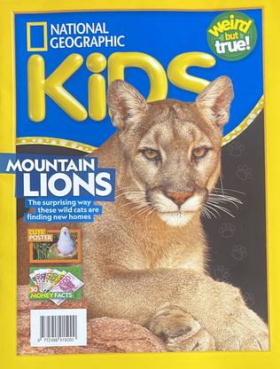 National Geographic NG Kids March 2023 - Mountain Lions Children's