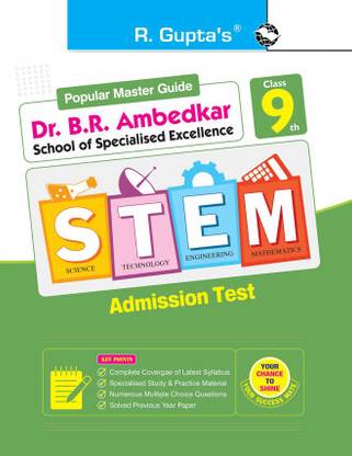 Dr. B.R. Ambedkar School Of Specialized Excellence - STEM (Class 9th) Admission Test Guide Paperback