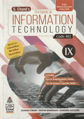 Cbse Information Technology Class 9 Code 402 S. Chand School Books