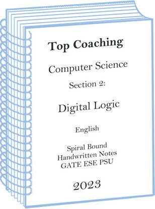 Section-II Digital Logic Computer Science Handwritten Notes For ESE Gates 2023-24